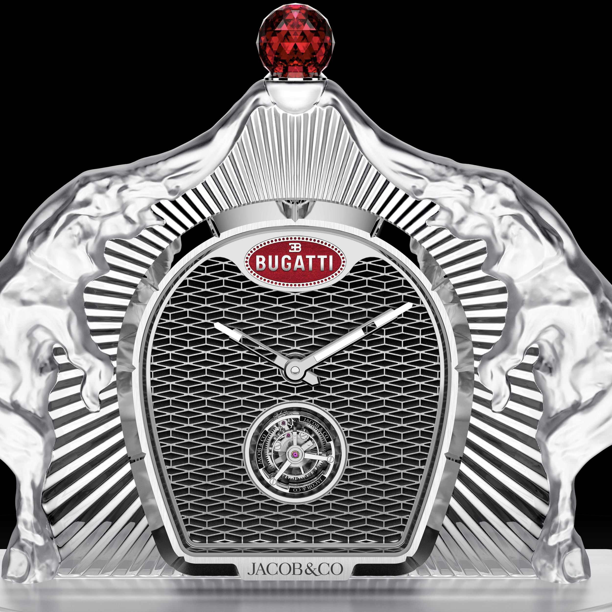 Bugatti Calandre clock